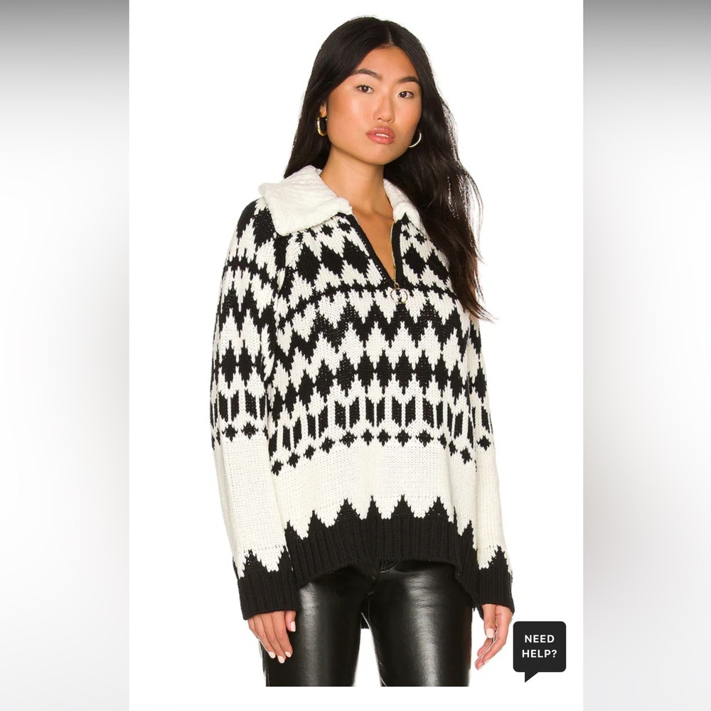 Show Me Your MuMu Sun Valley Pullover in White